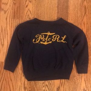 Ralph Lauren crewcut little girl sweatshirt